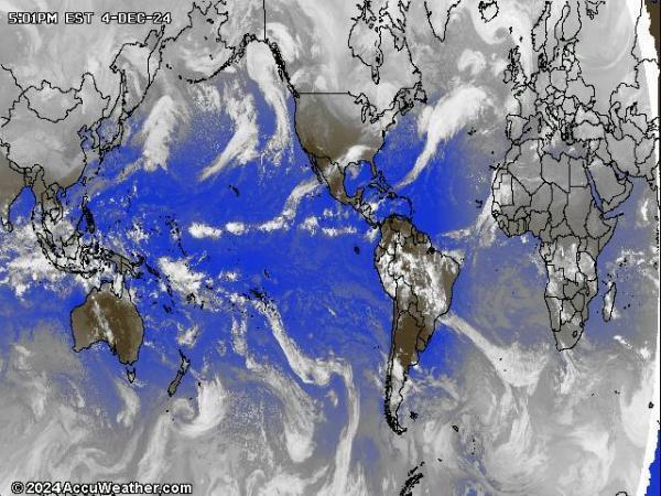 Antarktis Sää satelliitti kartta 