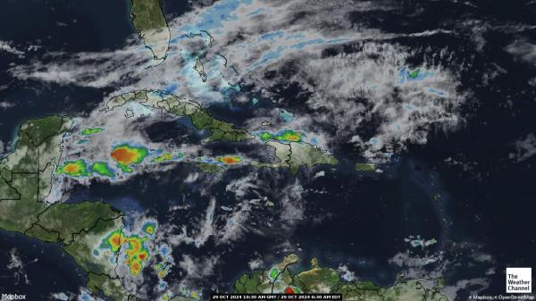 Bahamas Weer Satellite Kaart 