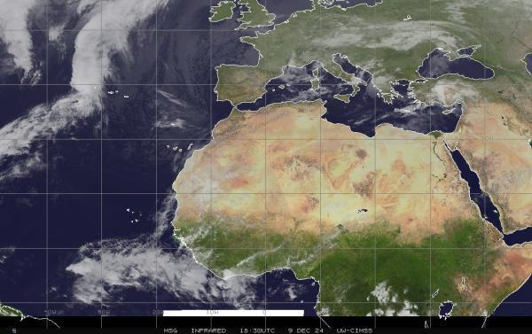 Bahrain Sää satelliitti kartta 