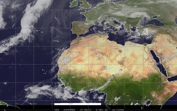 Bahrain Sää satelliitti kartta 