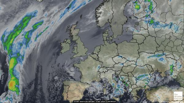 Belgia Sää satelliitti kartta 