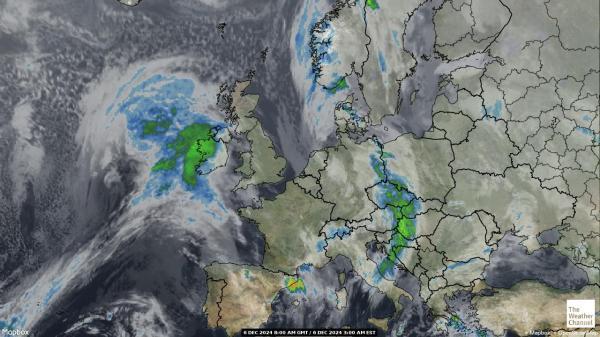 Belgia Sää satelliitti kartta 