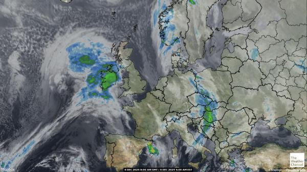 Belgia Sää satelliitti kartta 