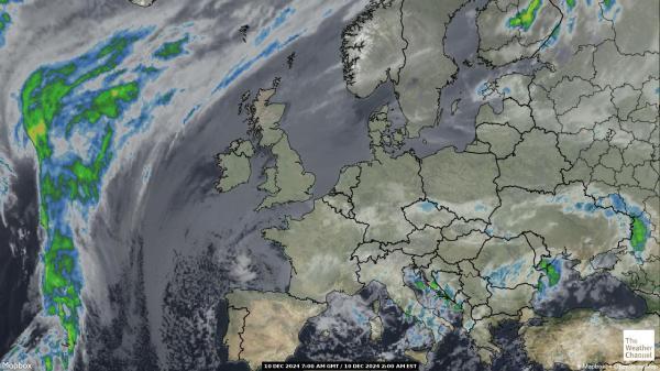 Belgia Sää satelliitti kartta 