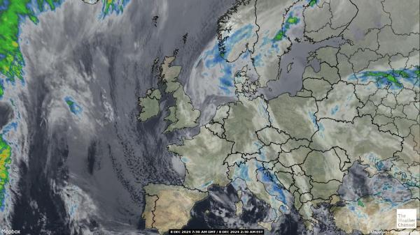 Belgia Sää satelliitti kartta 