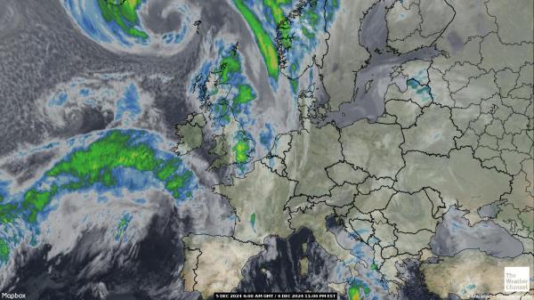 Belgia Sää satelliitti kartta 