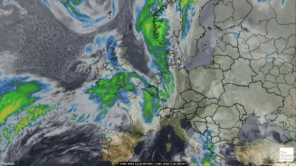 Belgia Sää satelliitti kartta 