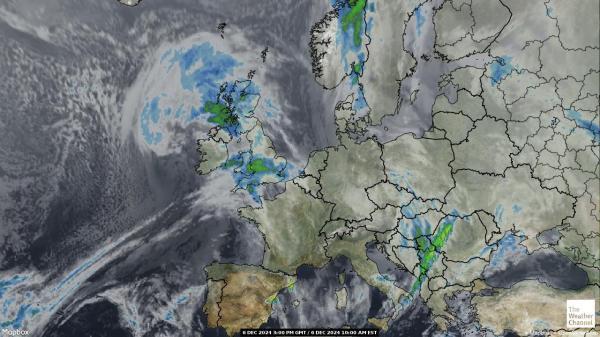 Belgia Sää satelliitti kartta 