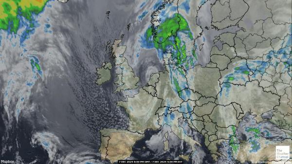 Belgia Sää satelliitti kartta 