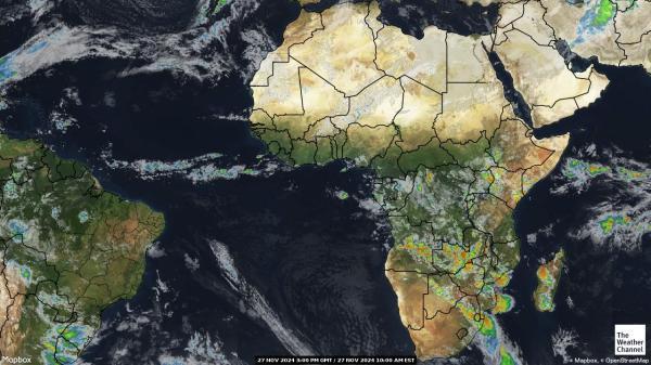 Burkina Faso Pogoda satelitarna mapa 