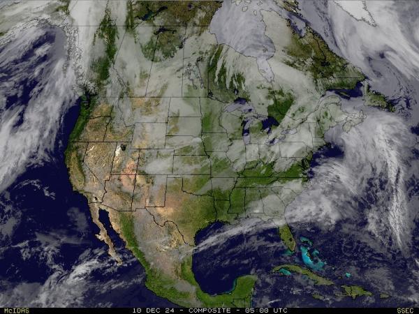 Kanada Sää satelliitti kartta 