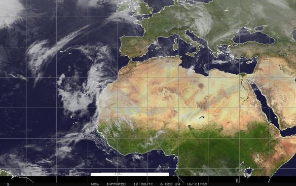 Egypti Sää satelliitti kartta 