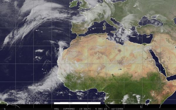 Egypti Sää satelliitti kartta 