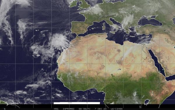 Egypti Sää satelliitti kartta 