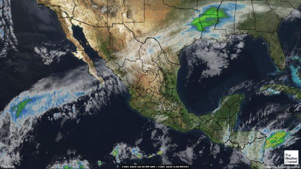 El Salvador Sää satelliitti kartta 