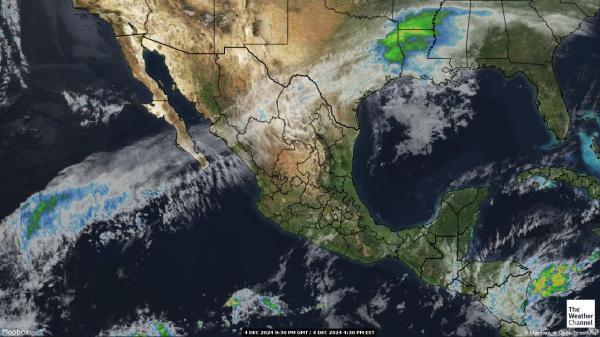 Guatemala Sää satelliitti kartta 