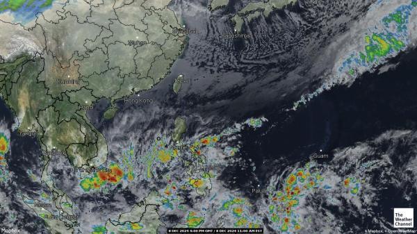 Hongkong Sää satelliitti kartta 