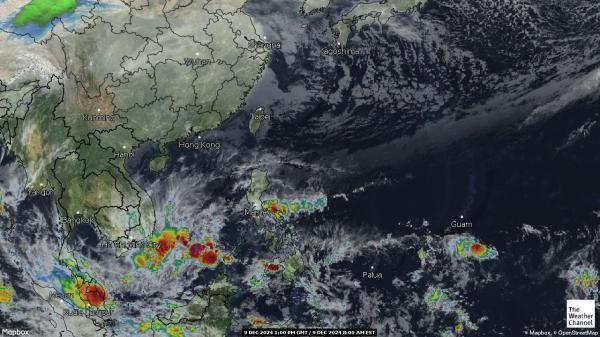 Hongkong Sää satelliitti kartta 