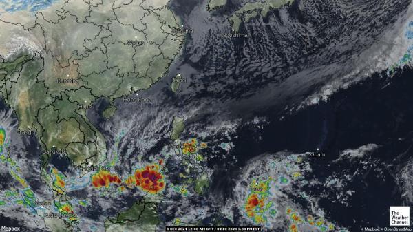 Hongkong Sää satelliitti kartta 