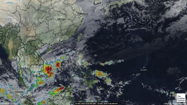 Hongkong Sää satelliitti kartta 