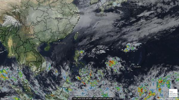 Hongkong Sää satelliitti kartta 