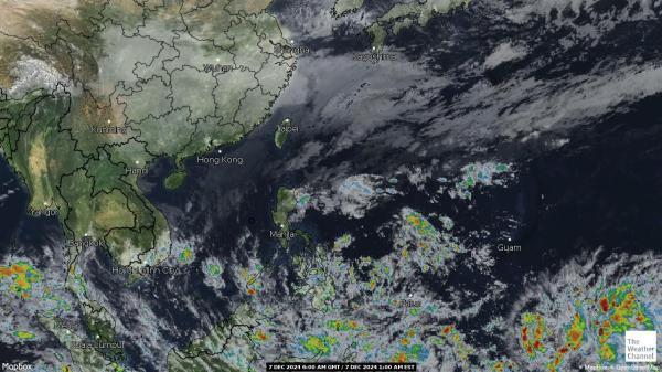 Hongkong Sää satelliitti kartta 