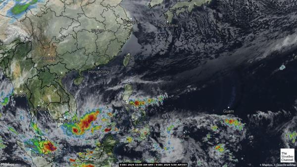 Hongkong Sää satelliitti kartta 