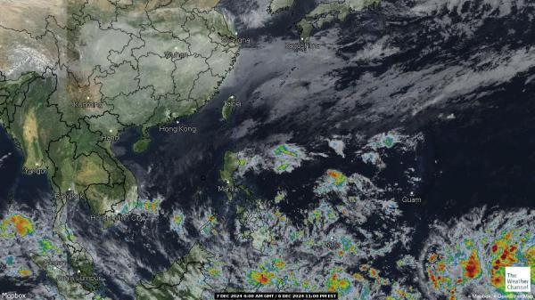 Hongkong Sää satelliitti kartta 