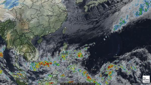 Hongkong Sää satelliitti kartta 