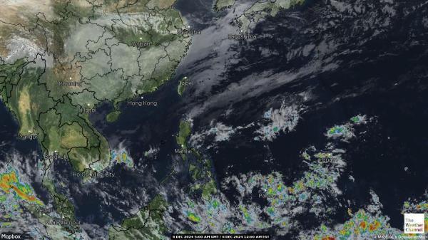 Indonesia Sää satelliitti kartta 