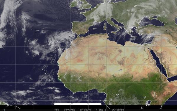 Iran Sää satelliitti kartta 