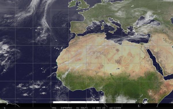 Iran Sää satelliitti kartta 