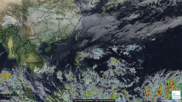 Macao Sää satelliitti kartta 