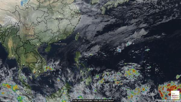 Macao Sää satelliitti kartta 