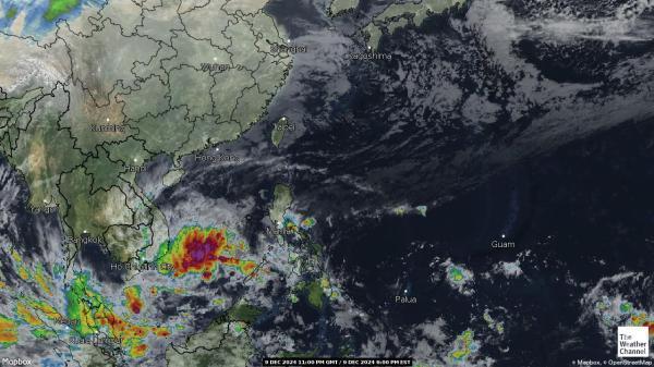 Macao Sää satelliitti kartta 