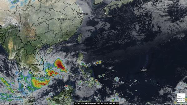 Macao Sää satelliitti kartta 