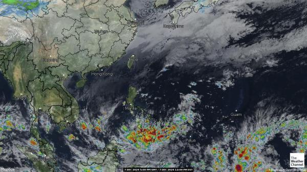 Macao Sää satelliitti kartta 