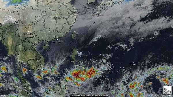 Macao Sää satelliitti kartta 