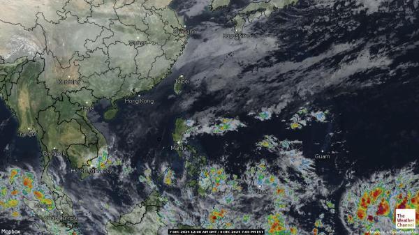 Macao Sää satelliitti kartta 