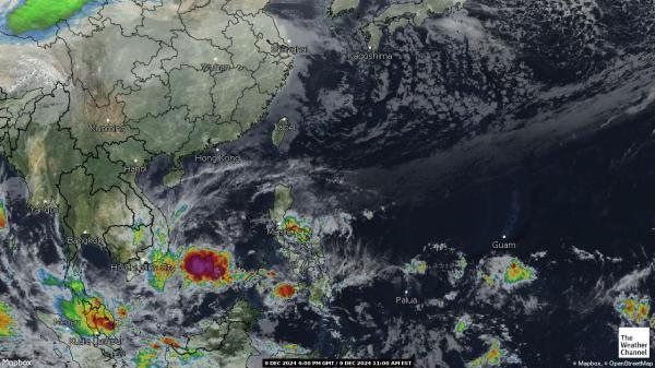 Macao Sää satelliitti kartta 