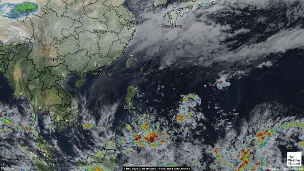 Macao Sää satelliitti kartta 