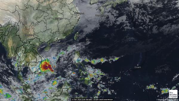 Macao Sää satelliitti kartta 