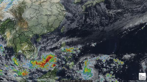 Macao Sää satelliitti kartta 