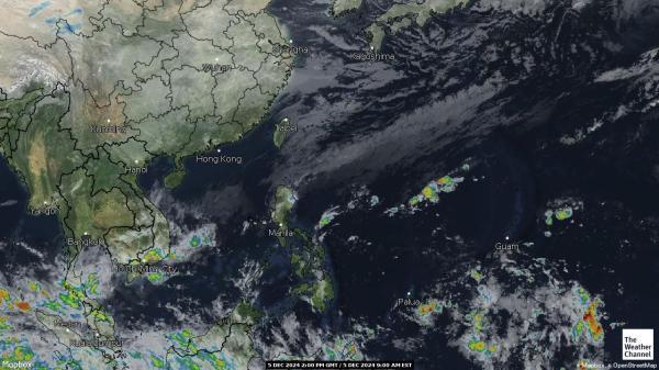 Malesia Sää satelliitti kartta 