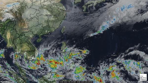 Malesia Sää satelliitti kartta 