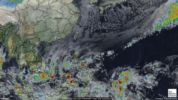 Malesia Sää satelliitti kartta 