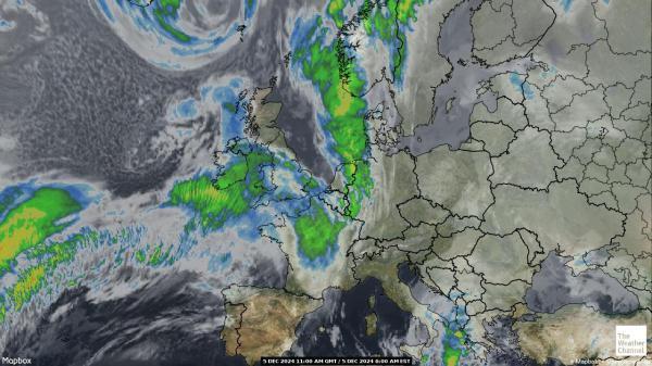 Portugali Sää satelliitti kartta 