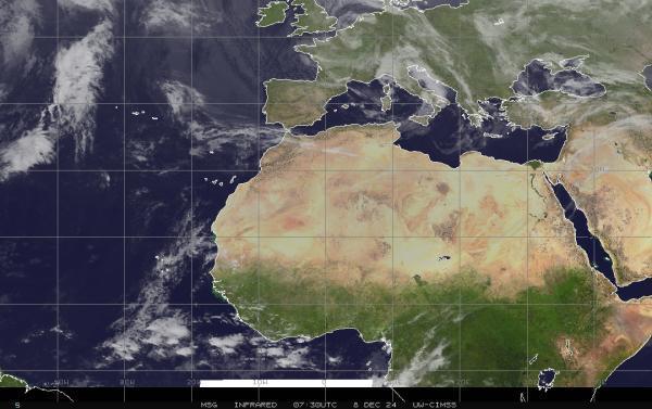 Qatar Sää satelliitti kartta 