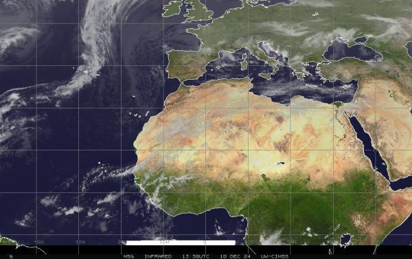 Qatar Sää satelliitti kartta 