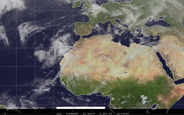 Qatar Sää satelliitti kartta 